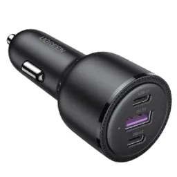 მანქანის დამტენი UGREEN CD239 (20467), 69W, USB, Type-C, Black-JUSTSHOP.GE-ზე