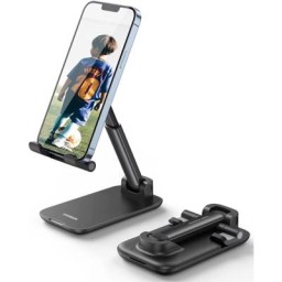 მობილურის დამჭერი UGREEN (20435) Adjustable Desk Phone Holder, Black-JUSTSHOP.GE-ზე