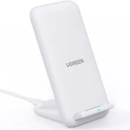 უსადენო დამტენი UGREEN CD221 (80576) Wireless Charger, White-JUSTSHOP.GE-ზე