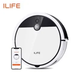 ILIFE V9e Robot Vacuum Cleaner, 4000Pa Max Suction, Wi-Fi Connected, 700mL Large Dustbin, Self-Charging, Customized Schedule, Ideal for Hard Floors an-JUSTSHOP.GE-ზე