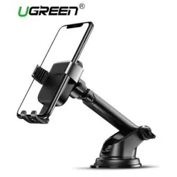 მობილურის დამჭერი UGREEN LP200 (60990), Gravity Phone Holder with Suction Cup, Black-JUSTSHOP.GE-ზე
