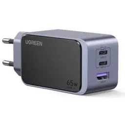 მობილურის დამტენი UGREEN X553 (35042) Nexode Air, 65W, USB, Type-C, Grey-JUSTSHOP.GE-ზე
