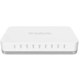 D-Link DGS-1008A Unmanaged Switch 8x1000Base-T, plastic case-JUSTSHOP.GE-ზე