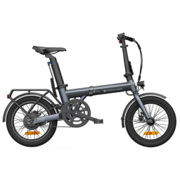ელექტრო ველოსიპედი ADO Eco 16, 350W, Smart APP, Folding Electric Bike, 25KM/H, Grey-JUSTSHOP.GE-ზე