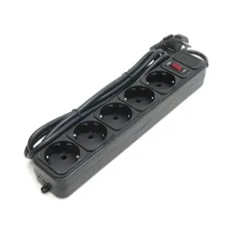 Surge Protection Power Cube 5outlets SPG3-B-10C black 3m
