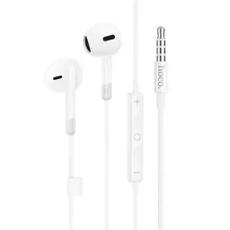 სადენიანი ყურსასმენი Wired Headphone Hoco Hoco M109 Pure joy Earphone white