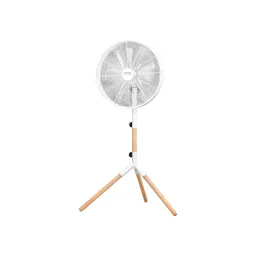 ვენტილატორი Sencor SFN 4080WH Tripod Stand Fan, Blade Diameter of 40cm, 3speed Level, Power 50W, Metal and Wood, 130x81x67-JUSTSHOP.GE-ზე