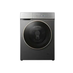 სარეცხი მანქანა TCL P7110FLG-10 KG DirectDrive INVERTER 1200 RPM, 85X60X60, 15 Programs LED DISPLAY, Black, A+++ Steam