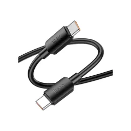 Type - C Hoco X96 Hyper 100W fast charging Type-C to Type-C Cable 1m – Black