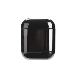 ჩასადები ქეისი For Apple AirPods 2nd gen.Electroplating TPU Protective Box - Black