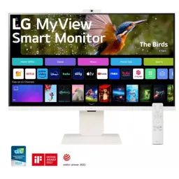მონიტორი LG Smart 32SR85U-W 32 3840 x 2160 IPS 400 cdm² 5ms webOS Built-in FHD Webcam and Speakers