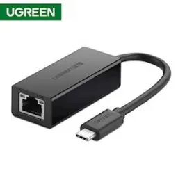 LAN ადაპტერი UGREEN (30287), Type-C to LAN 10/100Mbps Ethernet Adapter, Black-JUSTSHOP.GE-ზე