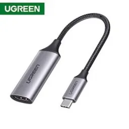 USB ადაპტერი UGREEN CM297 (70444), Type-C to HDMI Convertor, Thunderbolt, gray-JUSTSHOP.GE-ზე