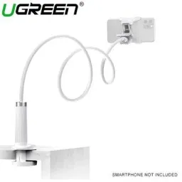 მობილურის დამჭერი UGREEN LP113 (30488), Universal Holder With Flexible Long Arm, 90cm, White-JUSTSHOP.GE-ზე