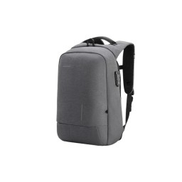 ზურგჩანთა: Kingsons Anti Theft Commuter Backpack With USB Charger 15.6" Grey - KS3149W-D-JUSTSHOP.GE-ზე