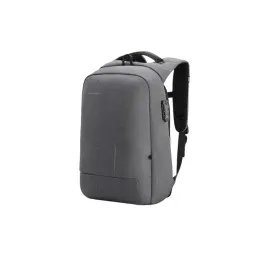 ზურგჩანთა: Kingsons Anti Theft Commuter Backpack With USB Charger 17.1" Grey - KS3149W-D-JUSTSHOP.GE-ზე