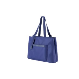 ნოუთბუქის ჩანთა: Kingsons Fashion Womens Waterproof Laptop Bag 14" Navy Blue - KS25001-JUSTSHOP.GE-ზე