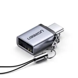 USB ადაპტერი UGREEN US270 (50283) OTG Type-C to USB 3.0 Adapter, Silver-JUSTSHOP.GE-ზე