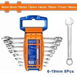 ქანჩის გასაღების 8ც-ნი ნაკრები 6-19მმ (WSP1208)