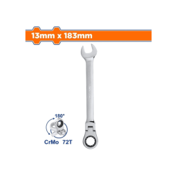 ქანჩის მოსახსნელი მოქნილი ჭრიალა თავით 13mm (WSA6113)