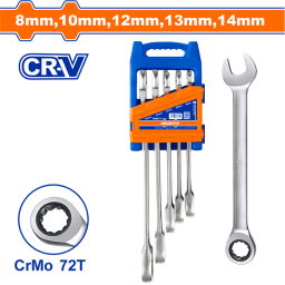 ქანჩის მოსახსნელი ხელსაწყოების 5ც-ნი კომპლექტი 8-14mm (WSP4205)-JUSTSHOP.GE-ზე