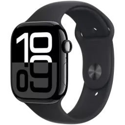სმართ საათი Smart WatchApple Watch Series 10 GPS 46mm Jet Black Aluminium Case with Black Sport Band - ML (MWWQ3QIA)-JUSTSHOP.GE-ზე