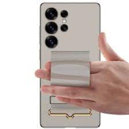 ქეისი Case GKK For Samsung Galaxy S25 Ultra Case with Strap Kickstand PU+Hard PC Protective Phone Cover - Titanium Grey