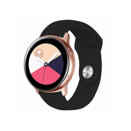 სმარტ საათის სამაჯური Smart Watch Band KALEBOL KLB-GSNL-001 For Samsung Galaxy Watch6 Watch6 Classic Nylon Watch Band 20mm Wrist Strap - Black-JUSTSHOP.GE-ზე