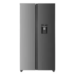 მაცივარი Hagen HRSBS1743X - Side By Side, 177x91x61, 433 Litres, NoFrost, Display+ Dispenser, Silver