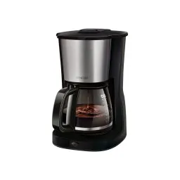 ყავის აპარატი Sencor SCE 3050SS Coffee Maker, Ideal for Brewing 12 Cups of Coffee at Once, 1.25 Litre Water Tank, Glass Kettle, 1000watt, 215 х 205 х 325, 1,6kg
