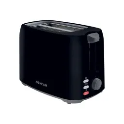 ტოსტერი Sencor STS 2607BK Toaster, 2 slots for making two slices, Three functions in one, Electronic timer, 7 toasting intensity levels, Power input: 750 W, 2-JUSTSHOP.GE-ზე