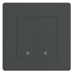 Moes ZS-SR-EU2-GY-MS Start Ring Zigbee ორ კლავიშიანი სუქის ჭკვიანი ჩამრთველი რუხი-JUSTSHOP.GE-ზე