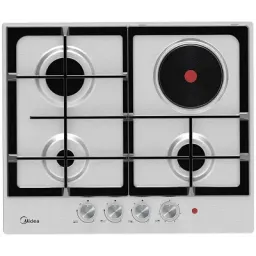 ჩასაშენებელი ქურის ზედაპირი Midea MG631SAS, Built-in, Silver MG631SAS-JUSTSHOP.GE-ზე