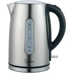 ელექტრო ჩაიდანი Midea MK-17S30B2, 2200W, 1.7L, Electric Kettle, Silver MK-17S30B2-JUSTSHOP.GE-ზე