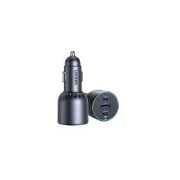 მანქანის დამტენი UGREEN EC703 (35024), 75W, Type-C, USB-A, Grey-JUSTSHOP.GE-ზე