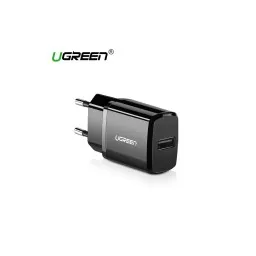 მობილურის დამტენი UGREEN ED011 (50459), Smart USB-A Charger Adapter, Black-JUSTSHOP.GE-ზე