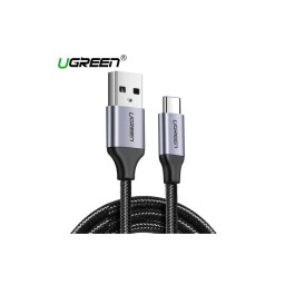 USB კაბელი Ugreen US288 (60126) USB 2.0 A to Type C, 1m, Black