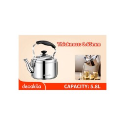 Decakila უჟანგავი ჩაიდანი 5.8ლ (KMTT145M)-JUSTSHOP.GE-ზე