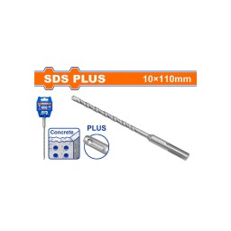 SDS PLUS საბურღი პირი ბეტონისთვის 10X110 (WHD1204)-JUSTSHOP.GE-ზე