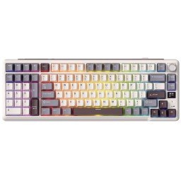 კლავიატურა Royal Kludge RK L98 RGB Mechanical Keyboard, Cream Switch, Hot Swappable, Wireless, Type-C, Bluetooth, 2.4GHz, Sandalwood Brown