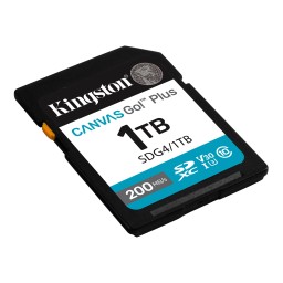 ფლეშ ბარათი Kingston Canvas Go Plus 1TB SD Card | Up to 200MBs | Class 10, UHS-I, U3, V30 | SDG41TB-JUSTSHOP.GE-ზე