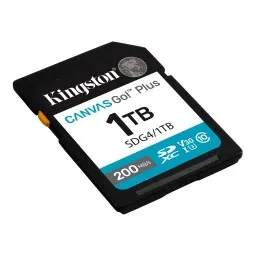ფლეშ ბარათი Kingston Canvas Go Plus 1TB SD Card | Up to 200MBs | Class 10, UHS-I, U3, V30 | SDG41TB-JUSTSHOP.GE-ზე