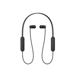 უსადენო ყურსასმენი Sony WI-C100 Wireless In-Ear Earphones Black (WIC100B.E)