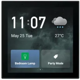Moes Wifi Zigbee Smart Home Multi-functional Control Panel, Touch Screen, 4-inch HD LCD, In-wall