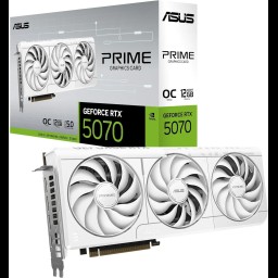 ვიდეობარათი ASUS Graphic Card GeForce RTX 5070 12GB GDDR7 OC PRIME-RTX5070-O12G-WHITE-JUSTSHOP.GE-ზე