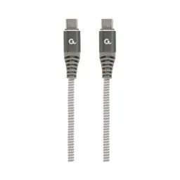კაბელი: Gembird CC-USB2B-CMCM100-1.5M USB Type-C Power Delivery (PD) premium charging & data cable 100W 1.5m
