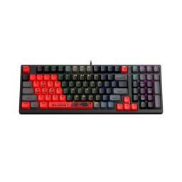 კლავიატურა: A4tech Bloody S98 RGB Mechanical Gaming Keyboard Red Switch US Layout Sports Red-JUSTSHOP.GE-ზე