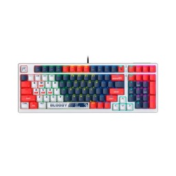 კლავიატურა: A4tech Bloody S98 RGB Mechanical Gaming Keyboard Red Switch US Layout Sports Navy-JUSTSHOP.GE-ზე