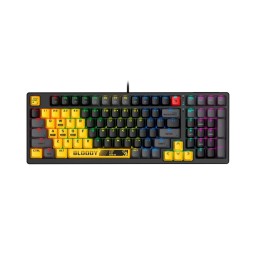 კლავიატურა: A4tech Bloody S98 RGB Mechanical Gaming Keyboard Red Switch US Layout Sports Lime-JUSTSHOP.GE-ზე