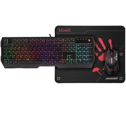 კომბო: A4tech Bloody B1700 Gaming Bundle Set Black-JUSTSHOP.GE-ზე